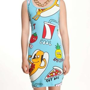 Rare Lazy Oaf Fast Food Hotdog Junk Food Dress